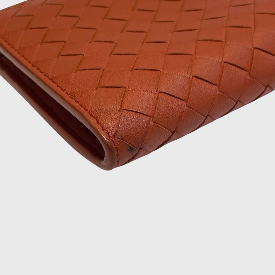 Bottega Veneta Long Wallet Calfskin RHW