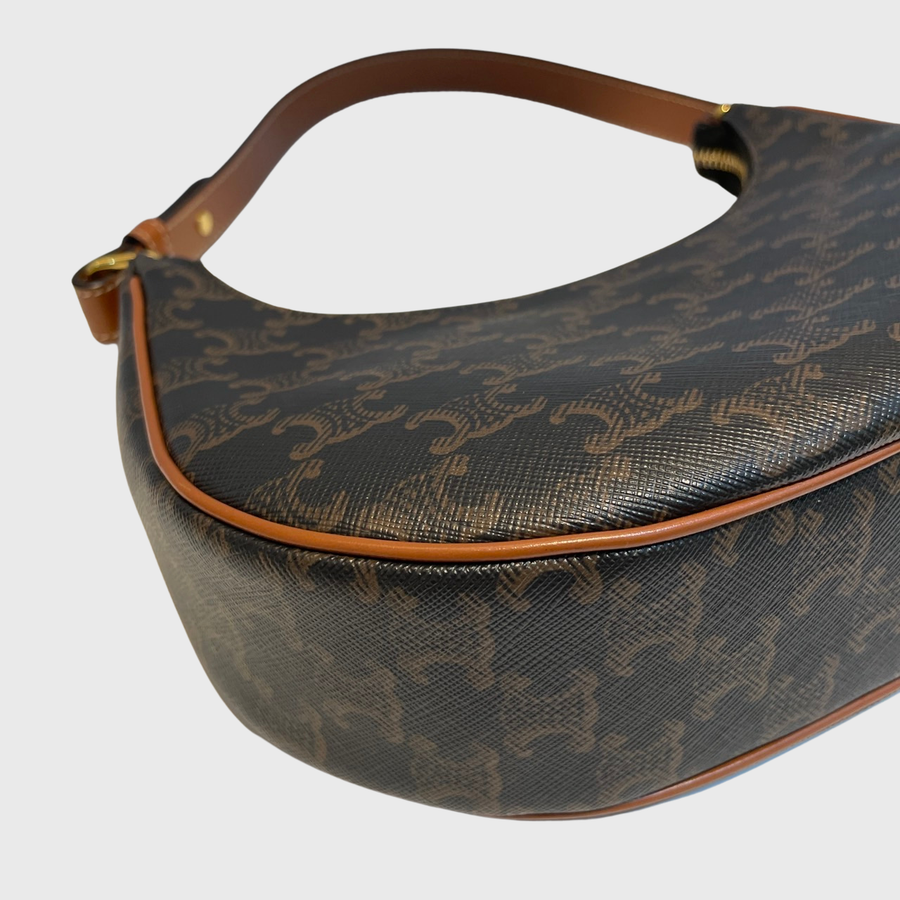 Celine Ava Leather Black/Brown GHW