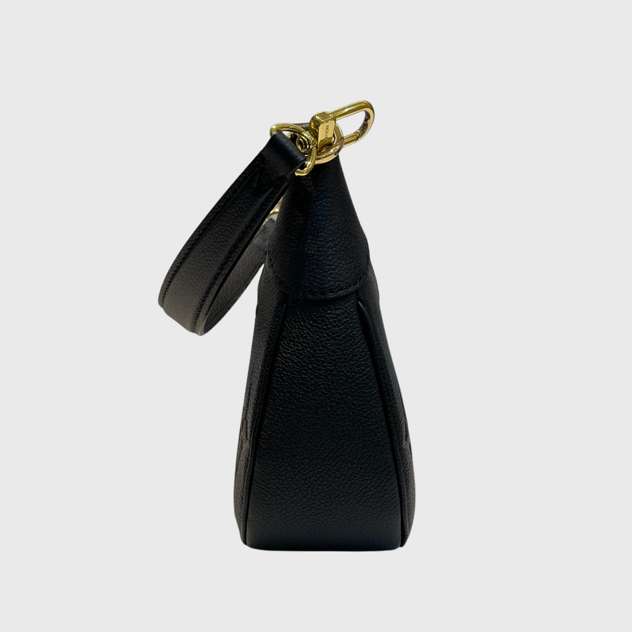 Louis Vuitton Bagatelle Canvas Calfskin Black GHW