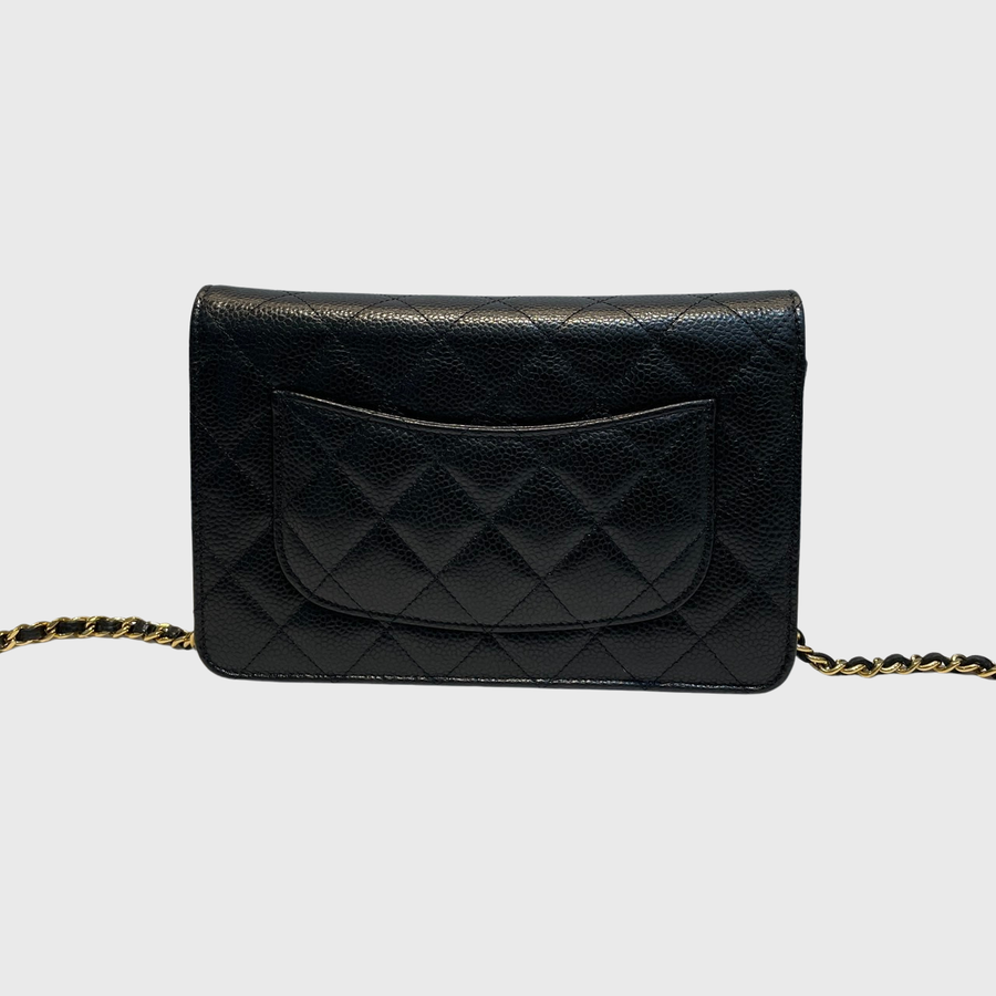 Chanel WOC Caviar Black GHW