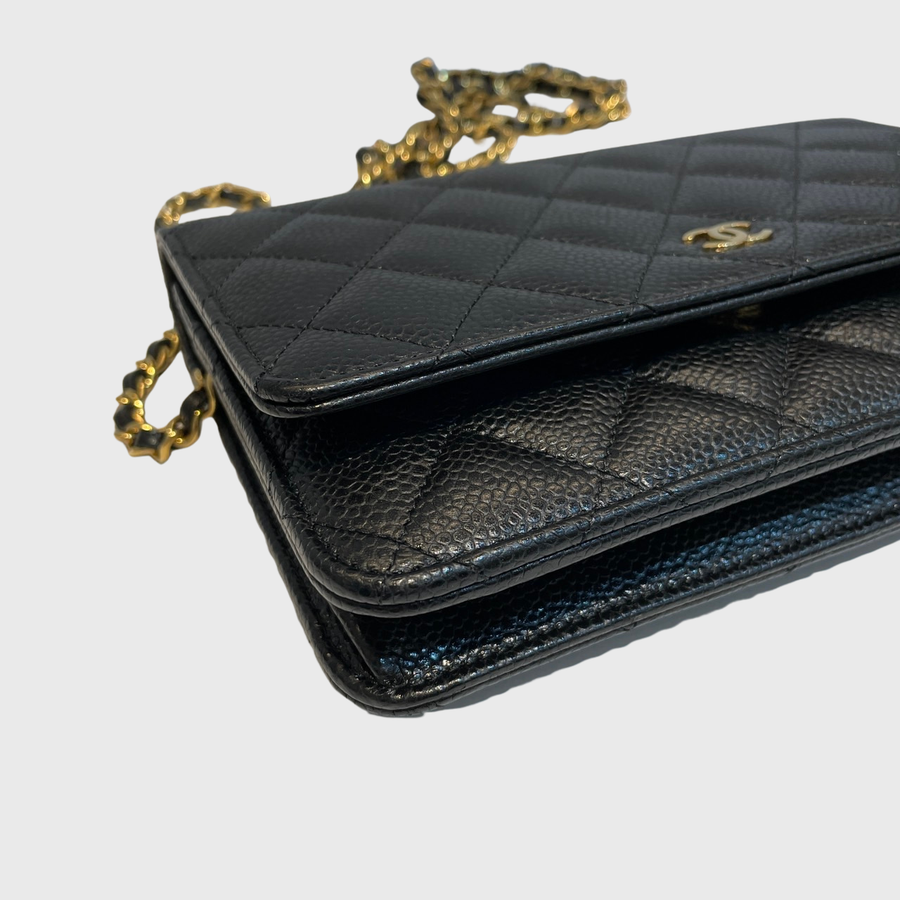 Chanel WOC Caviar Black GHW