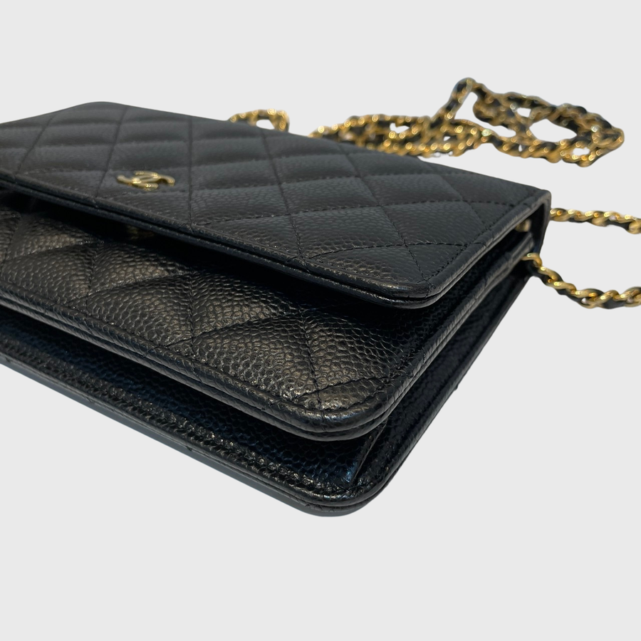 Chanel WOC Caviar Black GHW