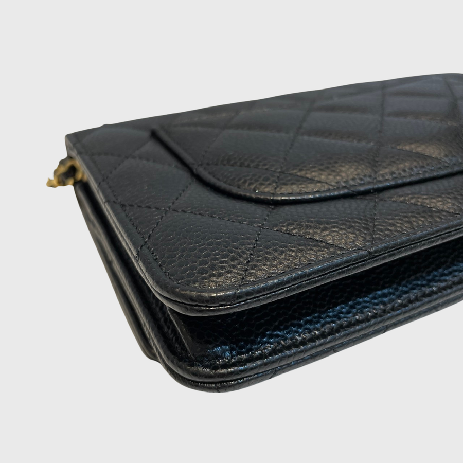 Chanel WOC Caviar Black GHW