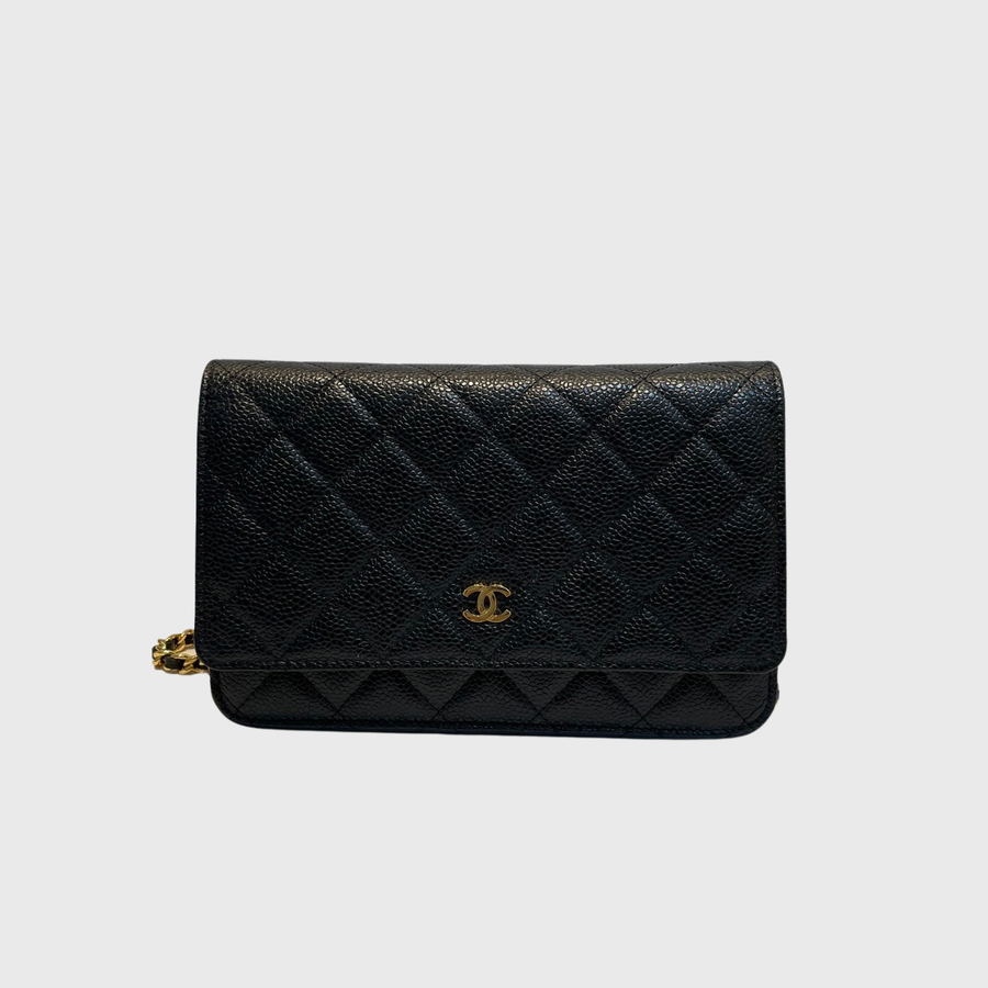 Chanel WOC Caviar Black GHW