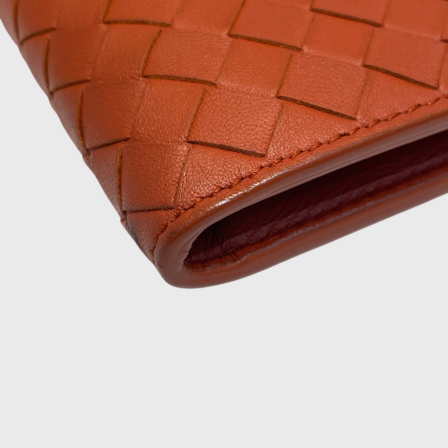 Bottega Veneta Long Wallet Calfskin RHW