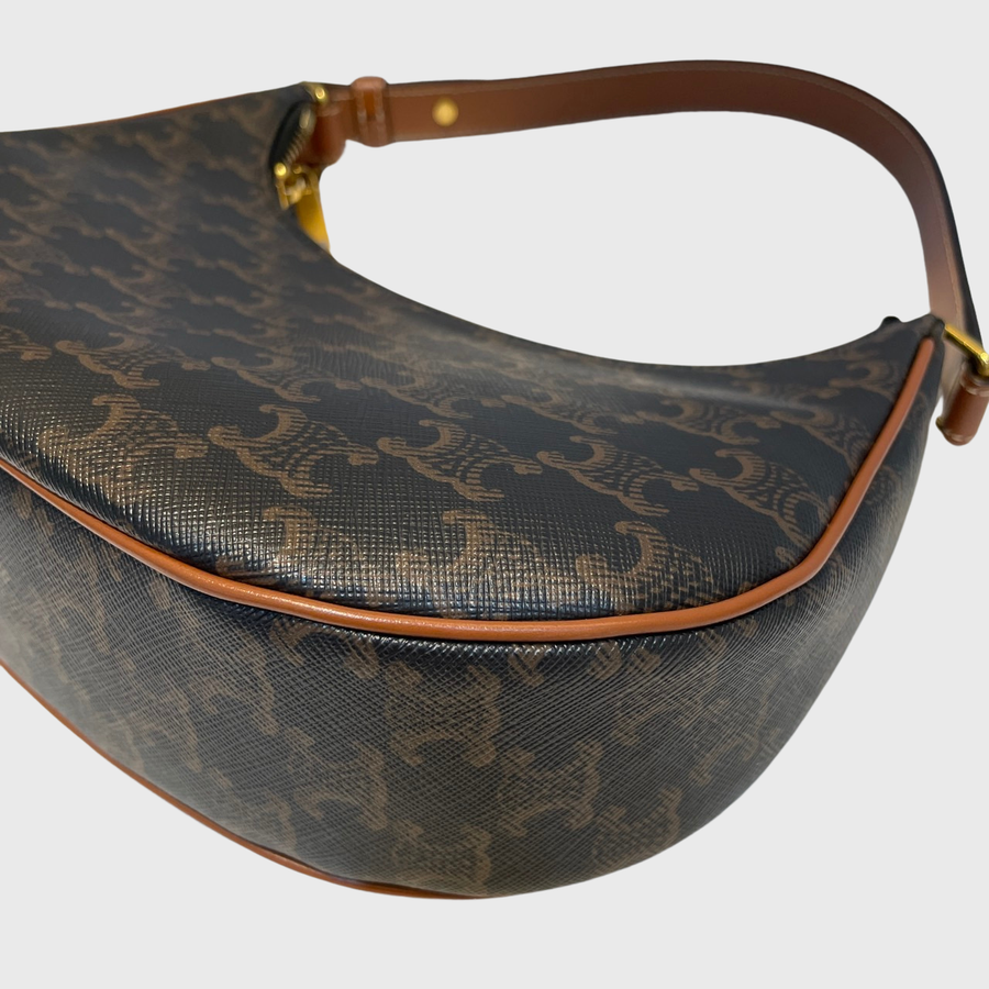 Celine Ava Leather Black/Brown GHW