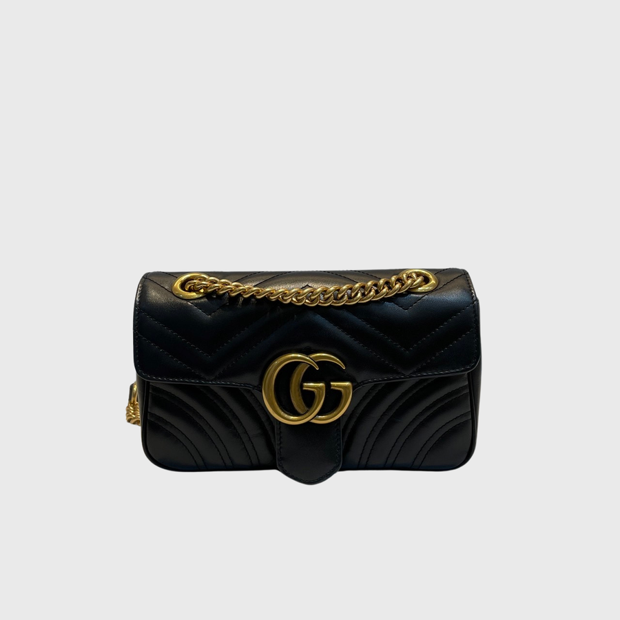 Gucci GG Marmont Calfskin Black GHW