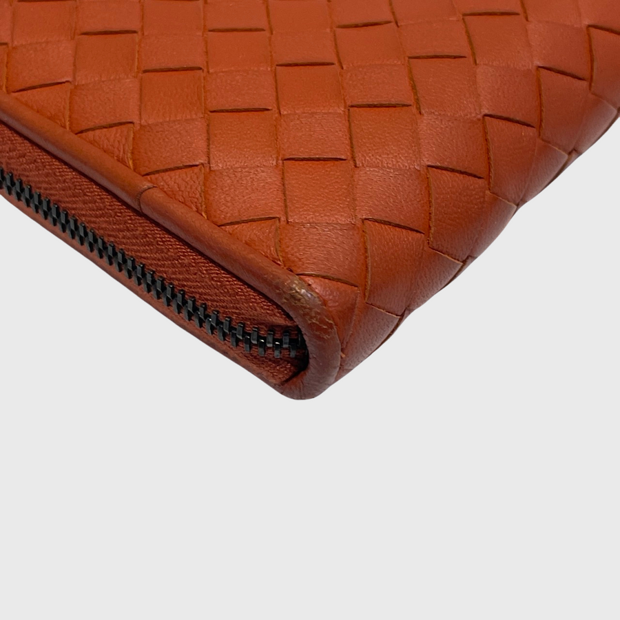 Bottega Veneta Long Wallet Calfskin RHW