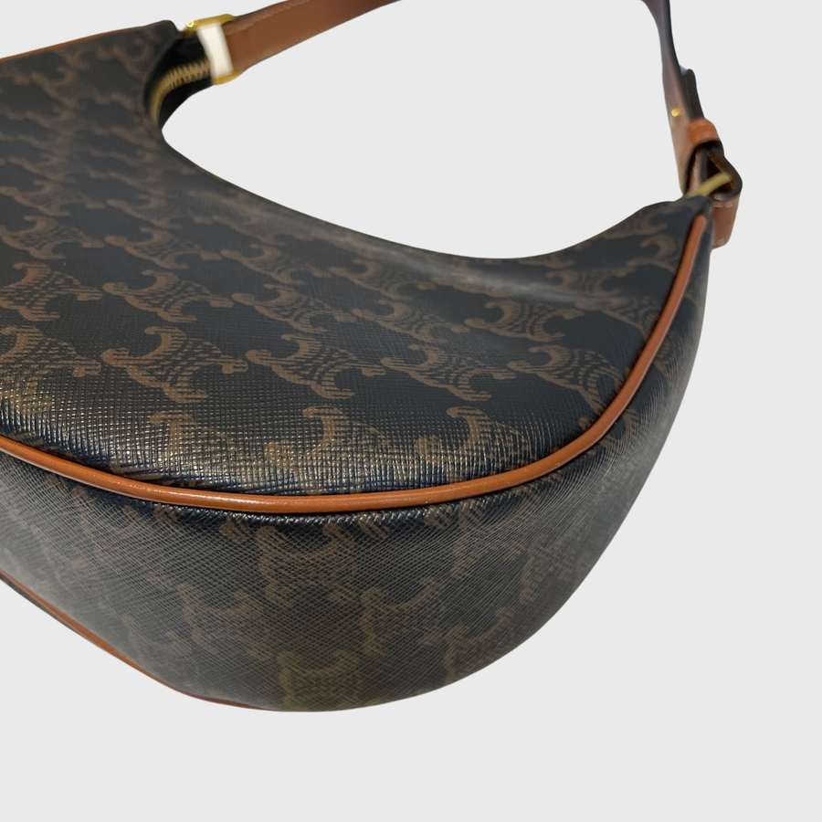 Celine Ava Leather Black/Brown GHW