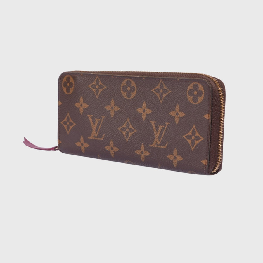 Louis Vuitton Clemence Wallet Canvas MNG Red Cherry GHW