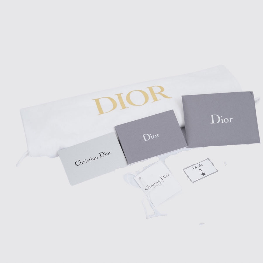 Christian Dior Dioramour Book Tote Micro Canvas Black & White