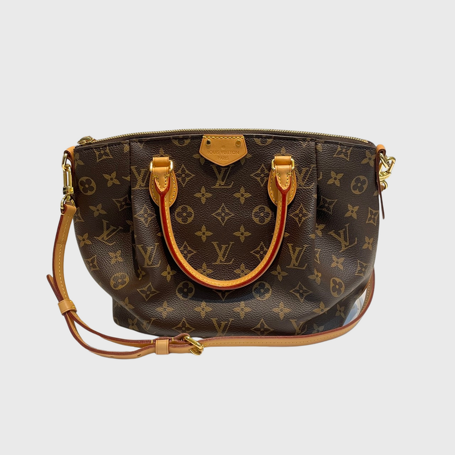 Louis Vuitton Turenne Handbag Canvas Brown GHW