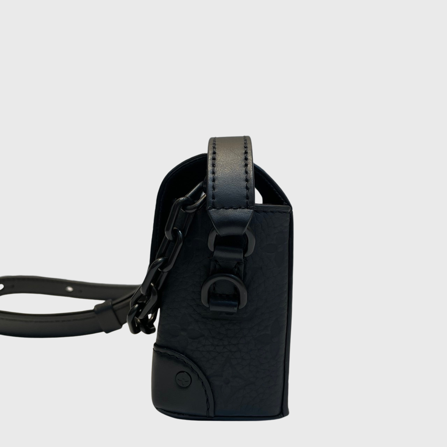 Louis Vuitton Steamer Taurillon Taurillion Black MB