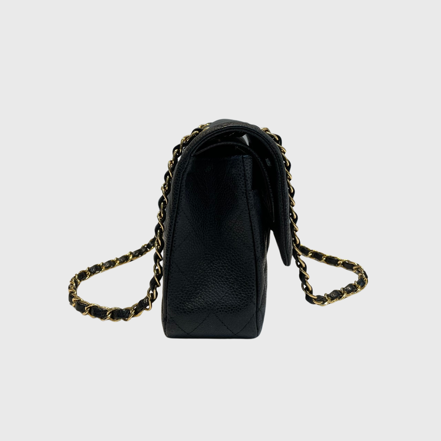 Chanel Classic Caviar Black GHW