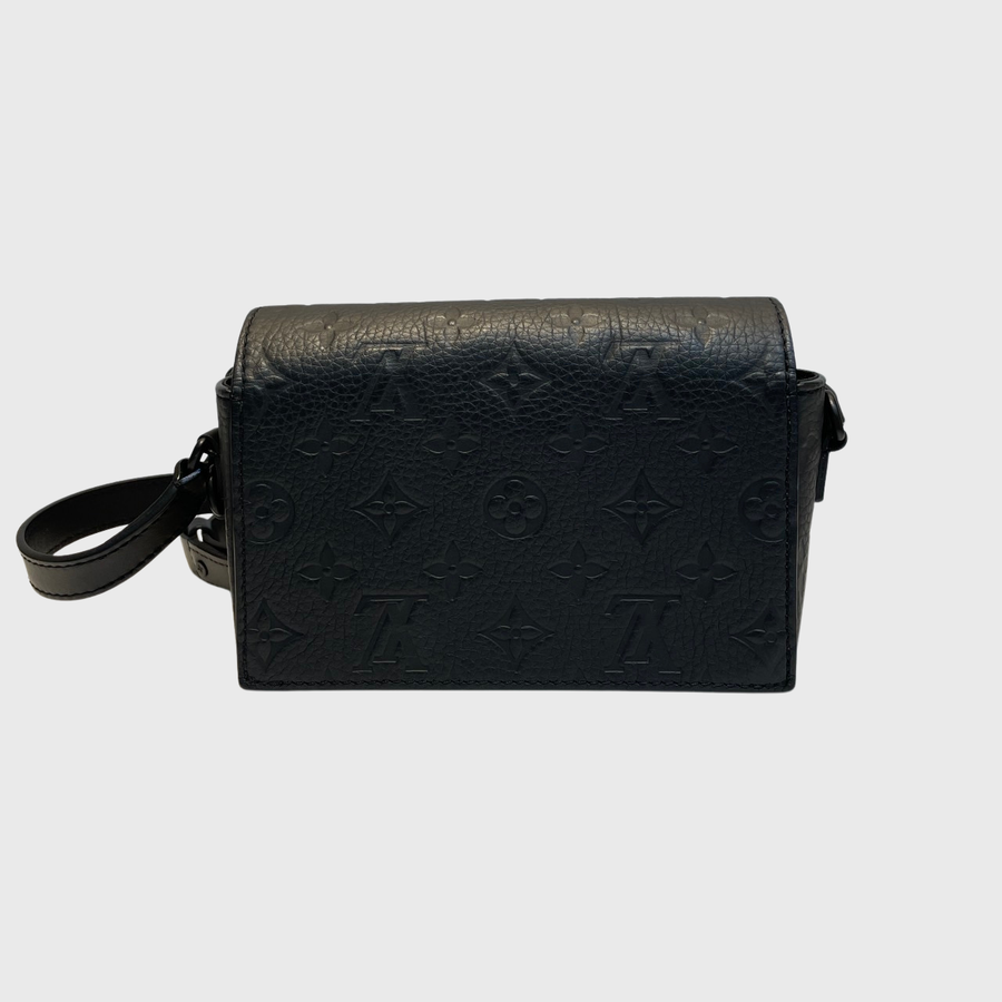 Louis Vuitton Steamer Taurillon Taurillion Black MB