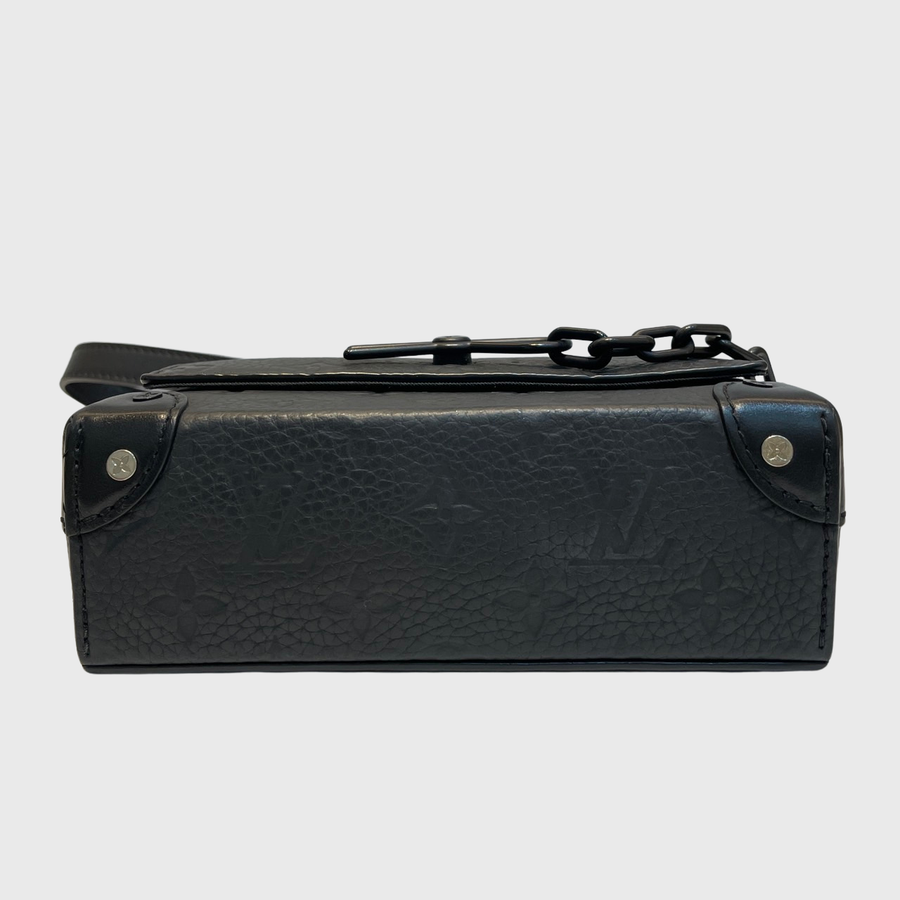Louis Vuitton Steamer Taurillon Taurillion Black MB