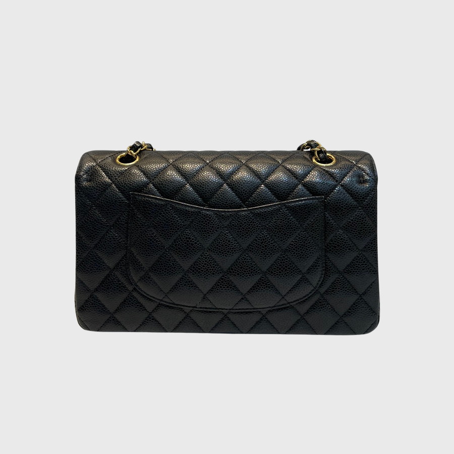 Chanel Classic Caviar Black GHW