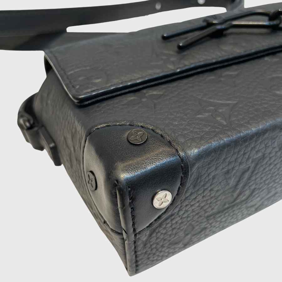 Louis Vuitton Steamer Taurillon Taurillion Black MB