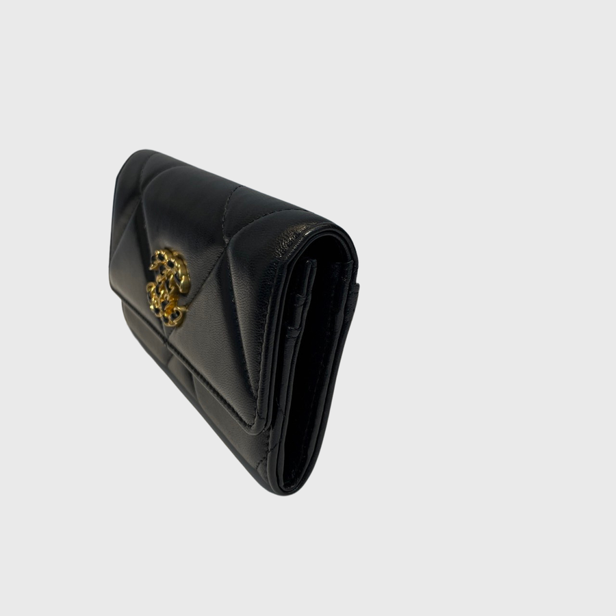 Chanel 19 small flap wallet price hotsell