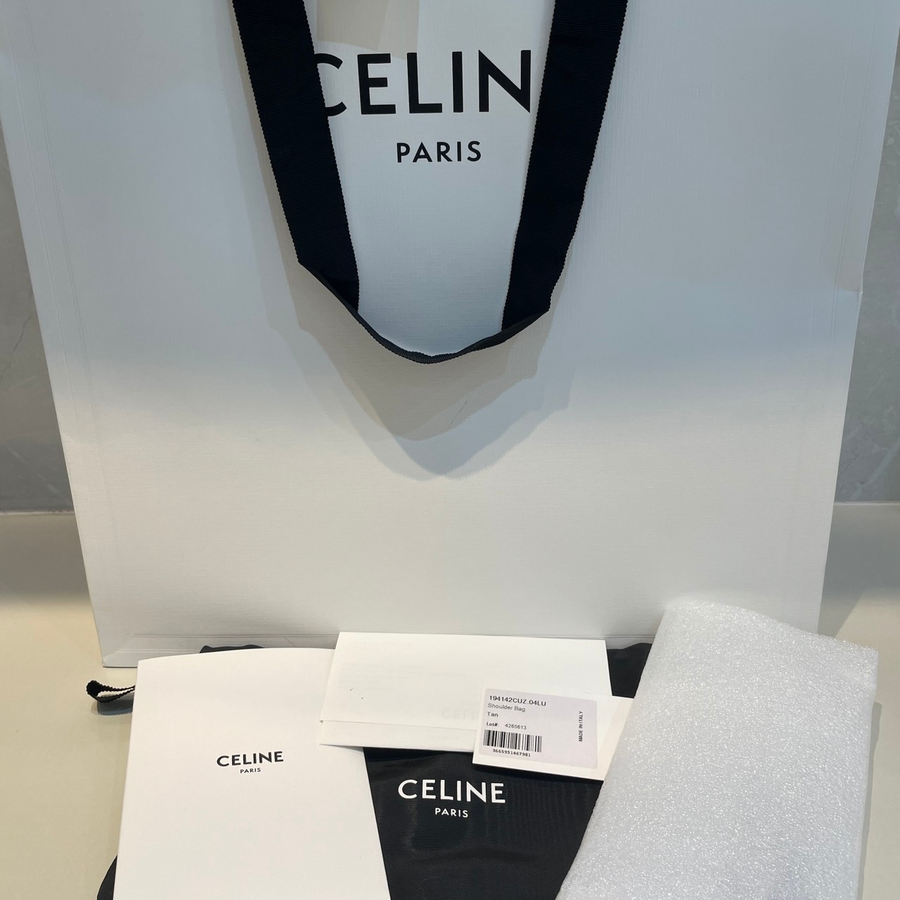 Celine Triomphe Canvas Brown GHW