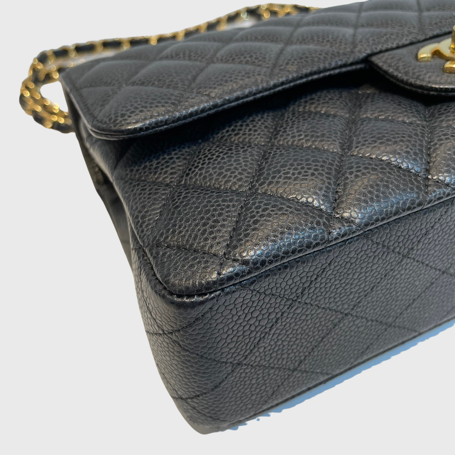 Chanel Classic Caviar Black GHW