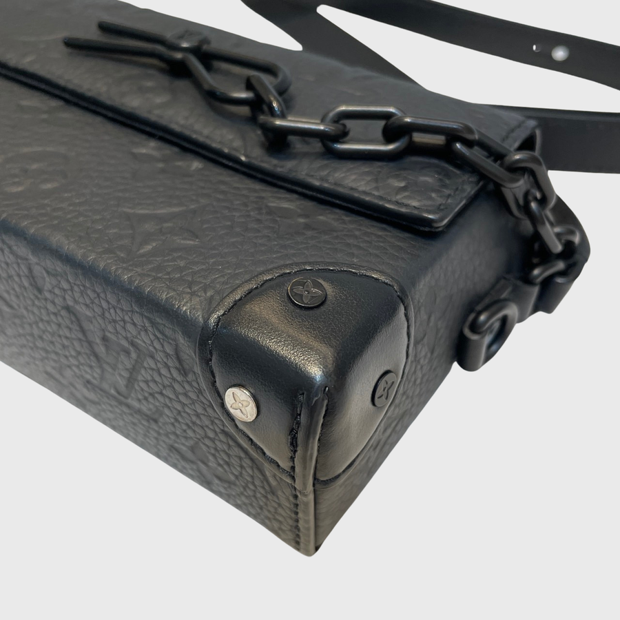 Louis Vuitton Steamer Taurillon Taurillion Black MB