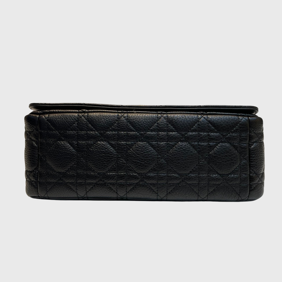 Christian Dior Caro Bag  Calfskin Black GHW