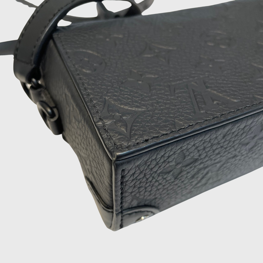 Louis Vuitton Steamer Taurillon Taurillion Black MB