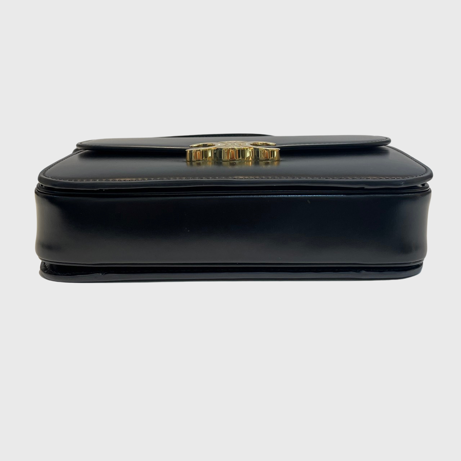 Celine Classique Triomphe Calfskin Black GHW