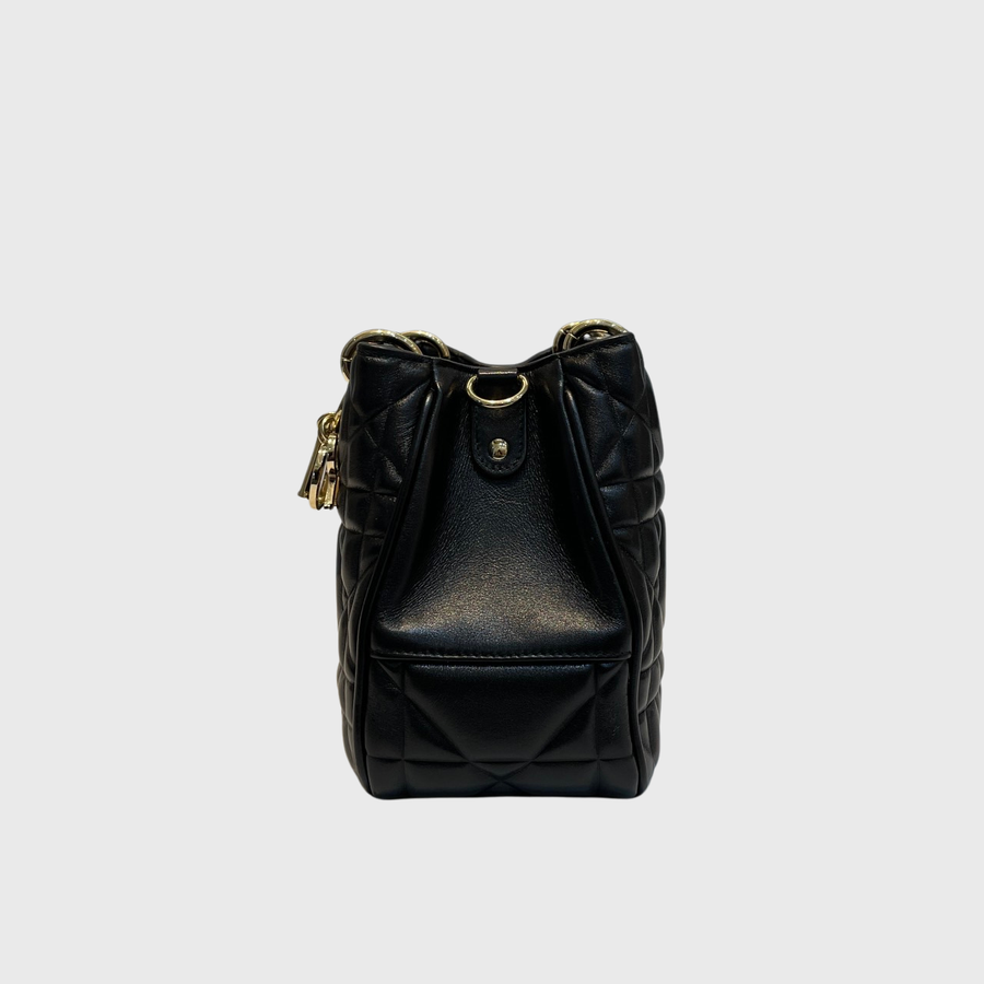 Christian Dior Lady 95.22 Calfskin Black GHW
