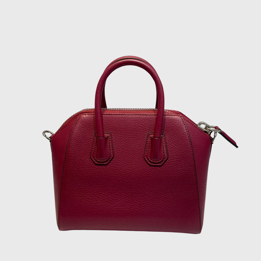 Givenchy Antigona Bag Calfskin Red Pink SHW