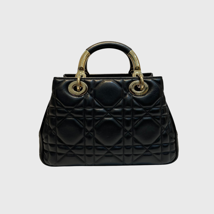 Christian Dior Lady 95.22 Calfskin Black GHW