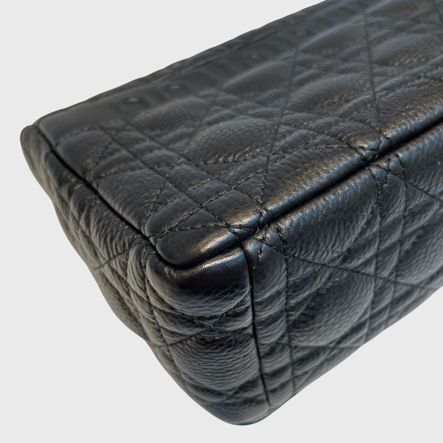 Christian Dior Caro Bag  Calfskin Black GHW