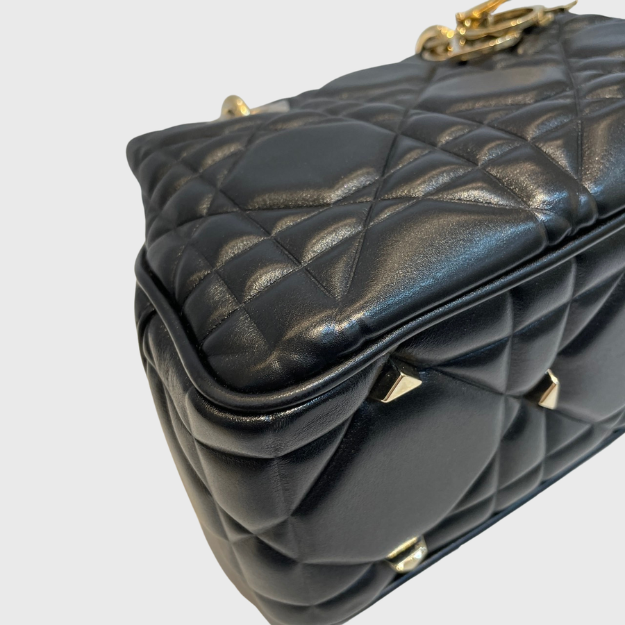 Christian Dior Lady 95.22 Calfskin Black GHW