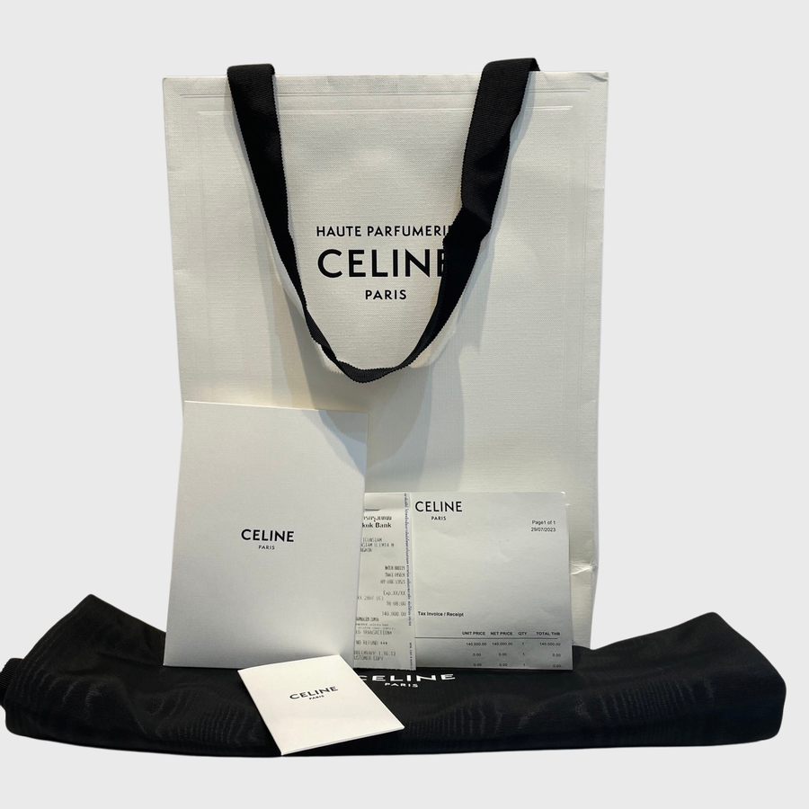 Celine Classique Triomphe Calfskin Black GHW