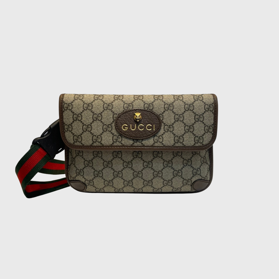 Gucci Neo Vintage Belt beg Canvas Brown