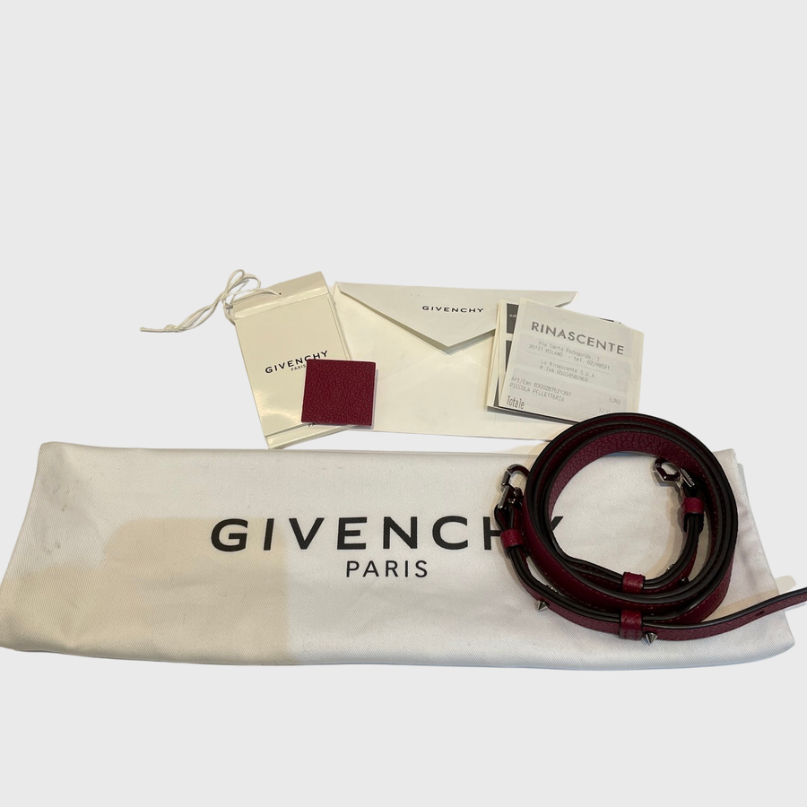 Givenchy Antigona Bag Calfskin Red Pink SHW