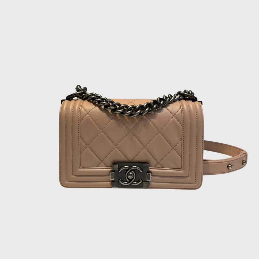 Chanel Boy Calfskin Pink MB