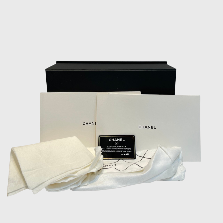 Chanel Classic 10 Caviar Red GHW