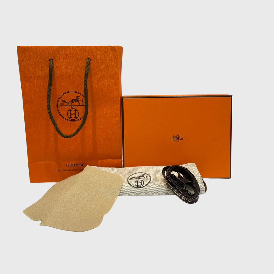 Hermes Constance Slim Epsom 	Graphite SHW
