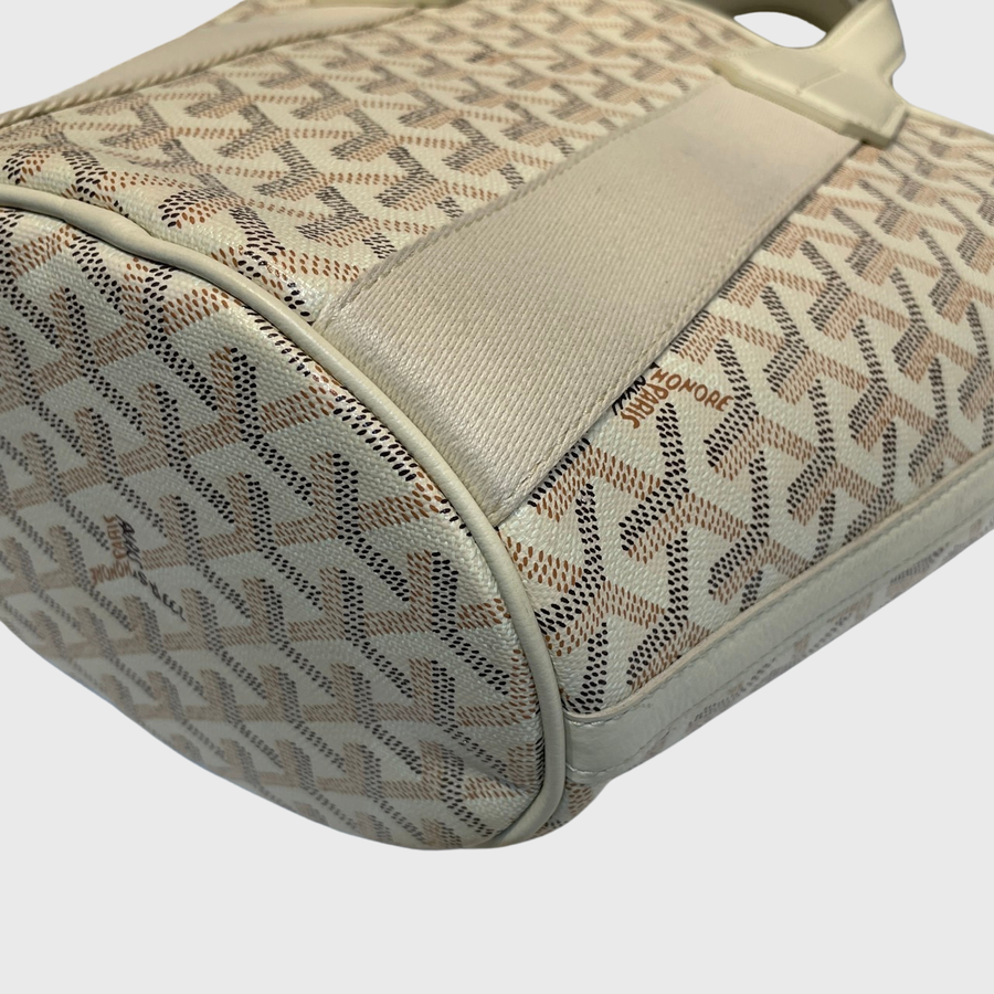 Goyard Belharra Reversible Tote Canvas Beige SHW
