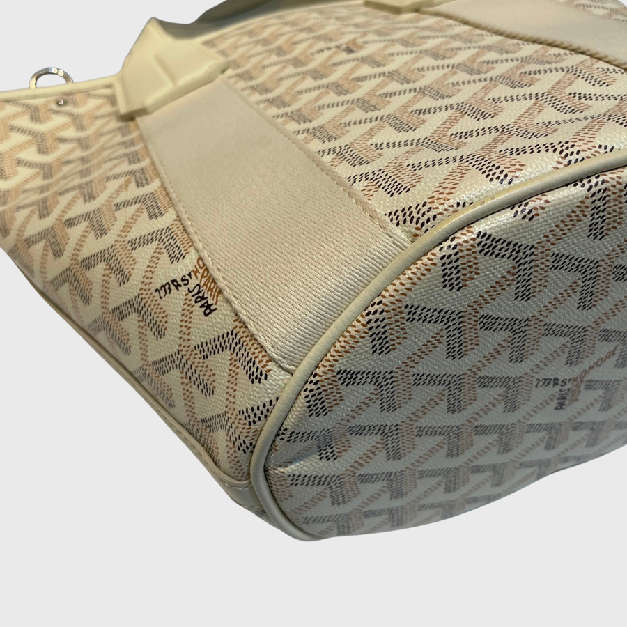 Goyard Belharra Reversible Tote Canvas Beige SHW
