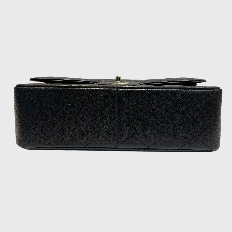 Chanel Classic Caviar Black SHW