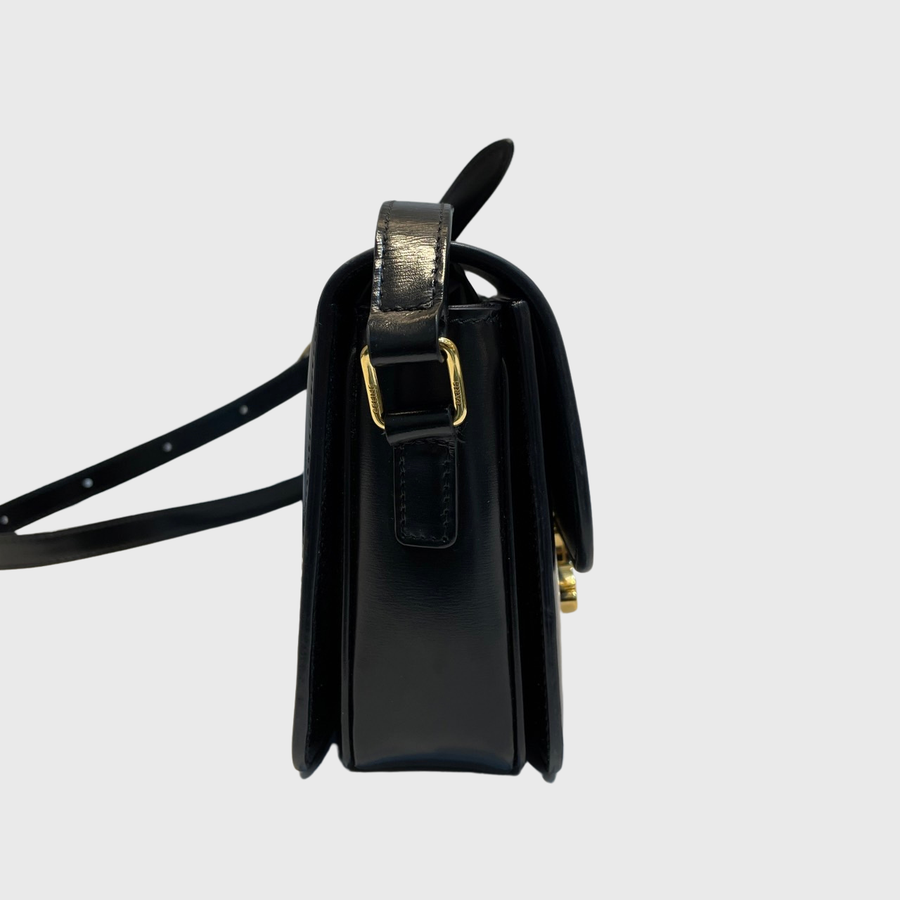 Celine Teen Triomphe Calfskin Black GHW