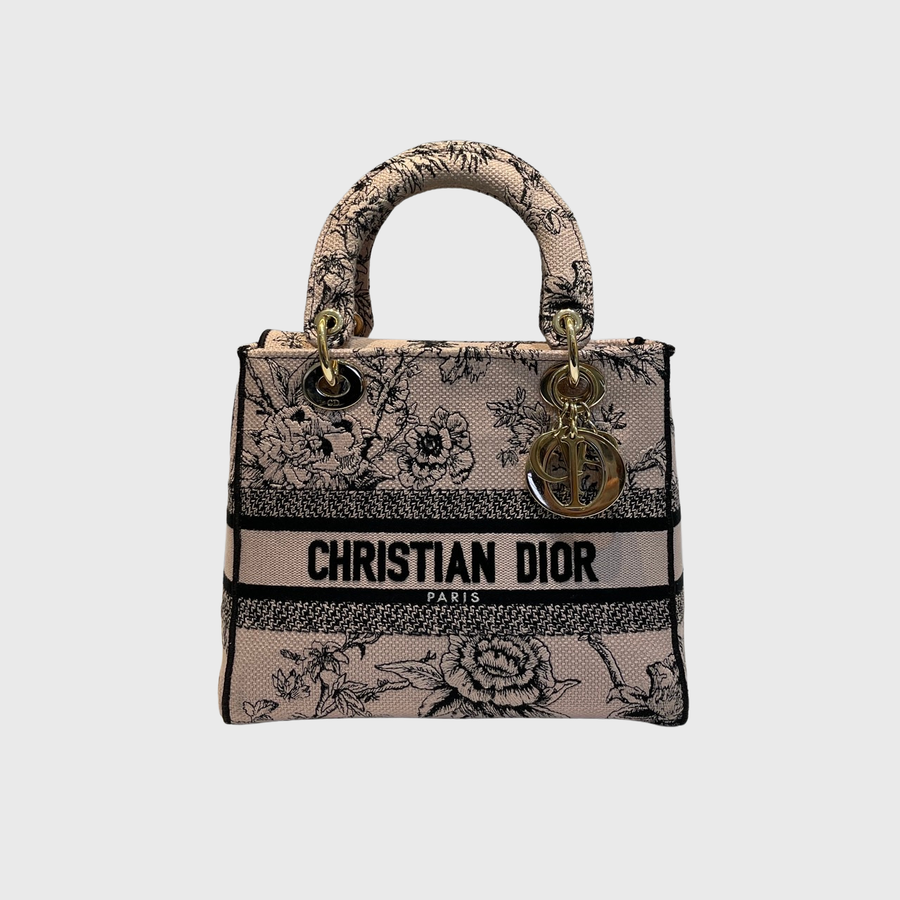 Christian Dior Lady Canvas Pink GHW
