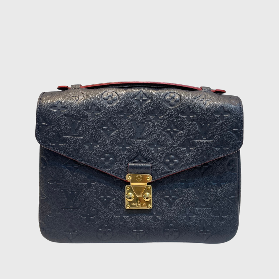 Louis Vuitton [Louis Vuitton] Pochette Métis Calfskin Black GHW