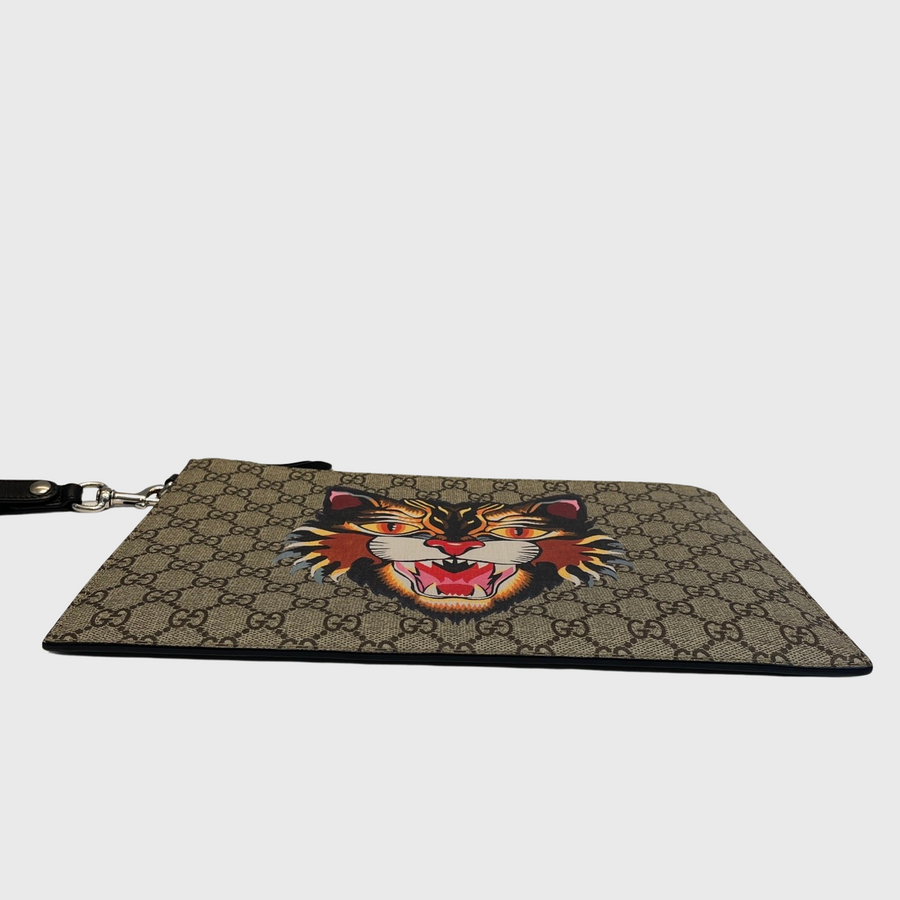 Gucci Supreme Angry Cat Canvas Beige SHW