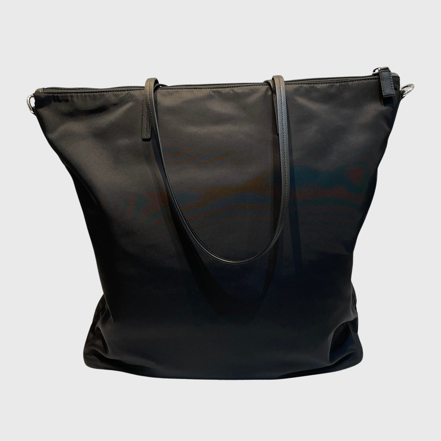 Prada Re-Nylon Tote Nylon Black SHW
