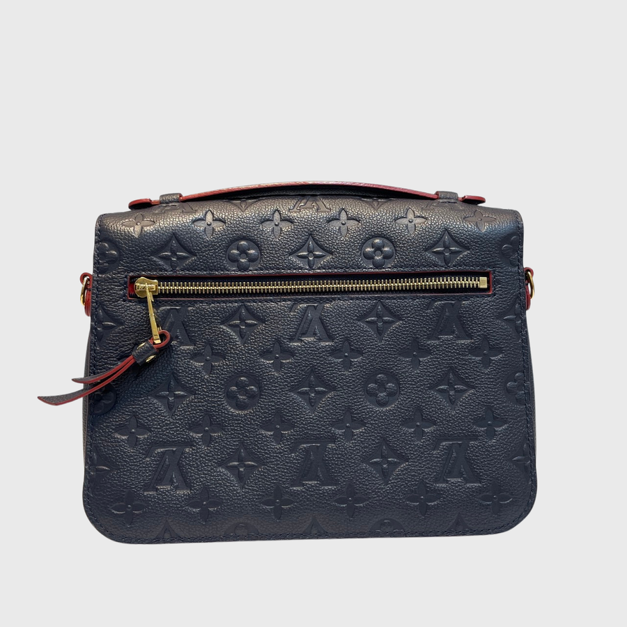 Louis Vuitton [Louis Vuitton] Pochette Métis Calfskin Black GHW