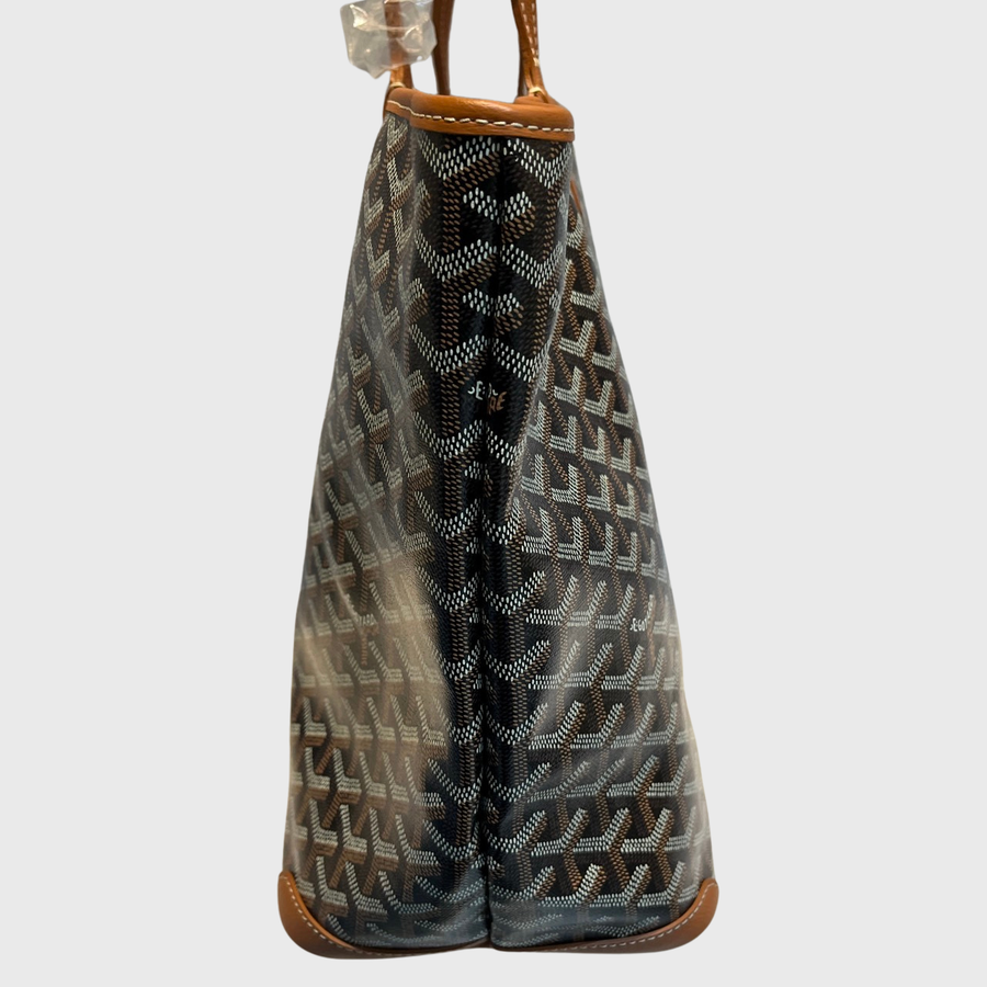 Goyard Artois Tote Canvas Black Brown